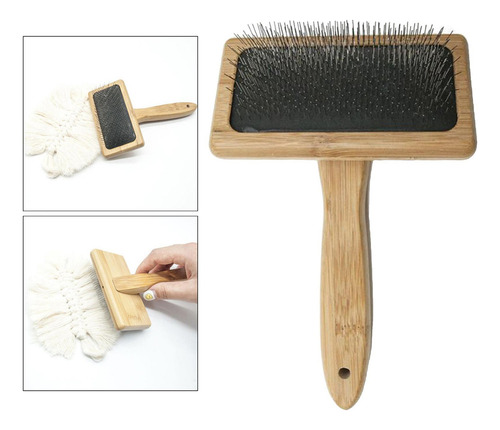 Js Dog & Cat Grooming Escova-confortável E Pinos De Aço