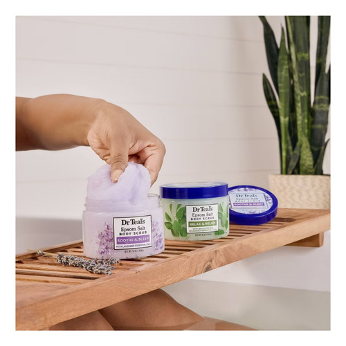 Dr Teal's Exfoliante Corporal Epsom Salt Shoote & Sleep. Lavanda