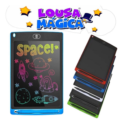 Tableta Magica Digital con pantalla LCD 8.5 para niños, diseño azul
