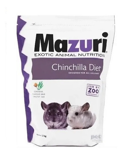 Mazuri Alimento Para Chinchillas  1.3 100% Original 