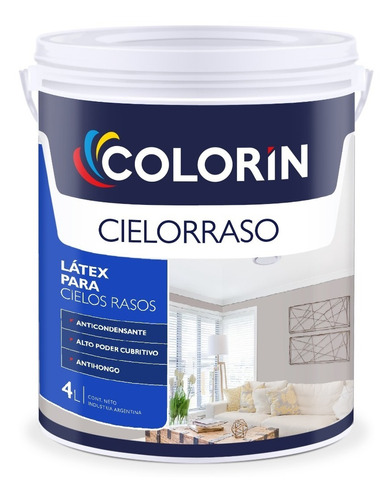 Colorin Pintura Cielorraso 20lts. Pint. Liberato.