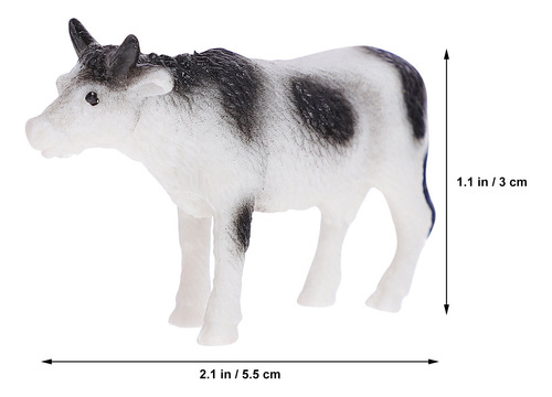 12 Peças De Brinquedo De Plástico Com Figuras De Animais De