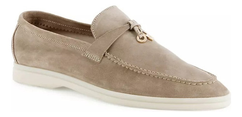 Loafer Loro Piana Summer Charms Walk Suede
