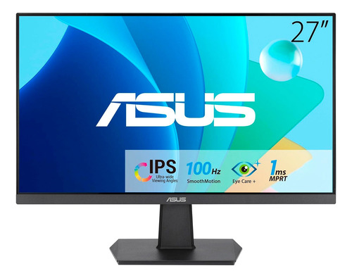 Monitor Asus 27 Pulgadas 1080p, Ips, Fhd, Sin Marco, 100hz