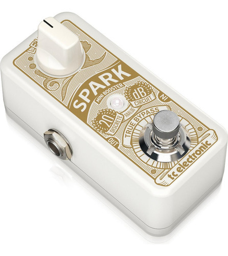 Tc Electronic Spark Mini Booster Pedal 20 Db True Bypass Color Blanco