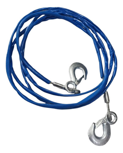 Cable De Remolcar De 5 Ton 4m Cuerda Arrastre Con 2 Ganchos