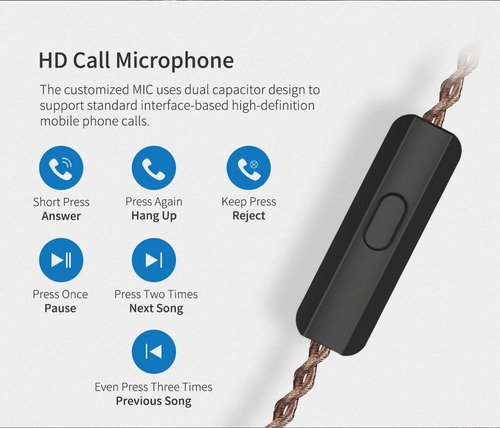 Imagem 9 de 10 de Fone De Ouvido Kz Zsn Pro Com Microfone E Modulo Bluetooth