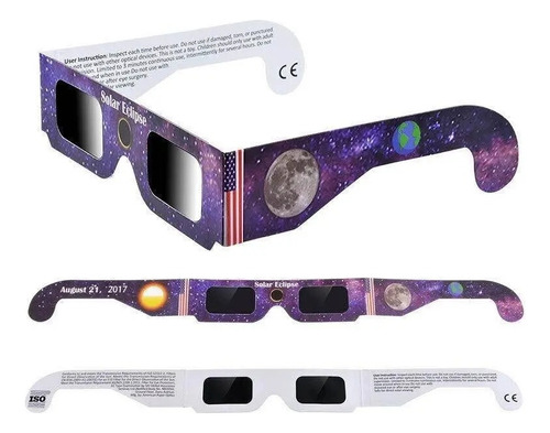 100 Lentes Para Eclipse Con Certificado Iso