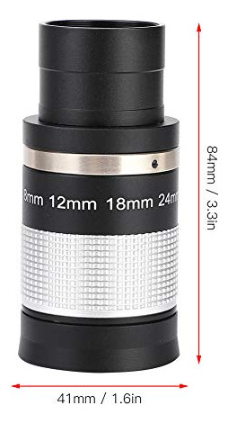 1.25in 8-24mm Zoom Ocular Lente Óptica Multicapa Para Telesc