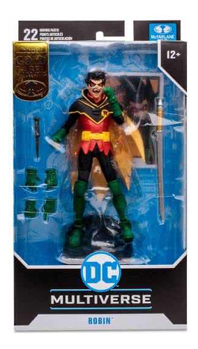 Mcfarlane Gold Label Damian Wayne Robin Dc Vs Vampiros Nuevo