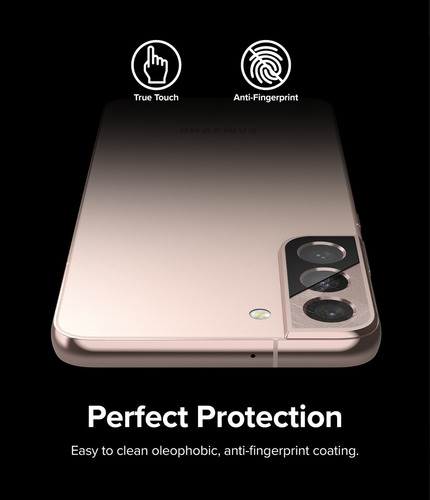 Imagen 3 de 10 de Templado Cámara Para Samsung S22 & S22 Plus Ringke Pack X3