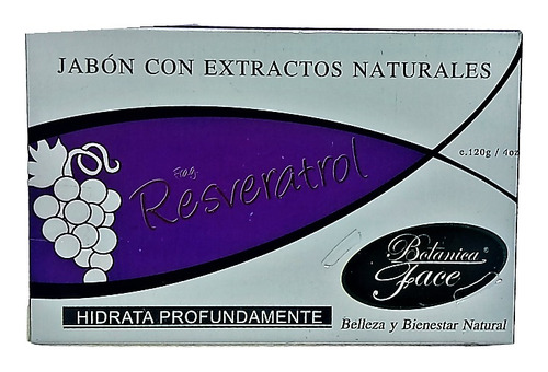 Jabon Resveratrol Uva 120g - g a $79