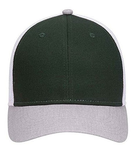 Imagen 3 de 4 de El Año De Vintage Plain Dos Tone Cotton Twill Mesh Adjustabl