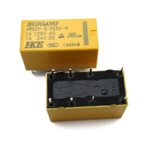  Rele Relay Doble Contacto Hrs2h-s-dc5v-n 5 Voltios 8 Pin 