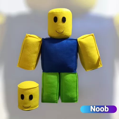 Noob do Roblox em feltro!!! 35cm