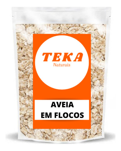 Aveia Flocos Fino 1kg - Teka Naturais