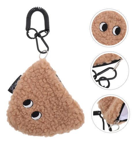 Monedero Muñeca Onigiri Bolso Llavero Monedero Pequeño