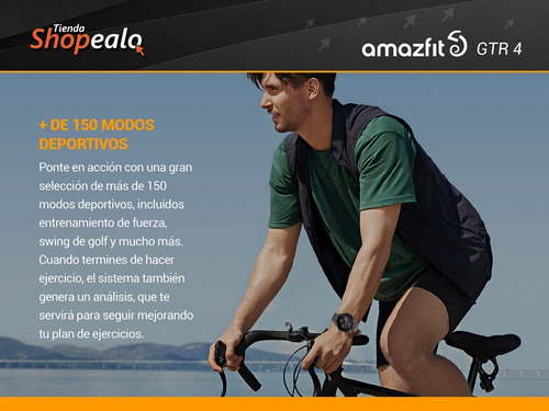 Imagen 3 de 10 de Smartwatch Reloj Inteligente Amazfit Gtr 4 Gris 1.43 Gps -*
