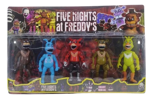  Juguete Muñecos Five Nights At Freddy's X5 Personajes