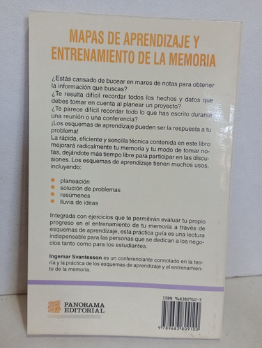 Mapas De Aprendizaje Y Entrenamiento De La Memoria (Usado)