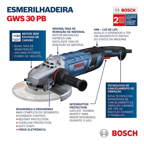 Esmerilhadeira brushless sale