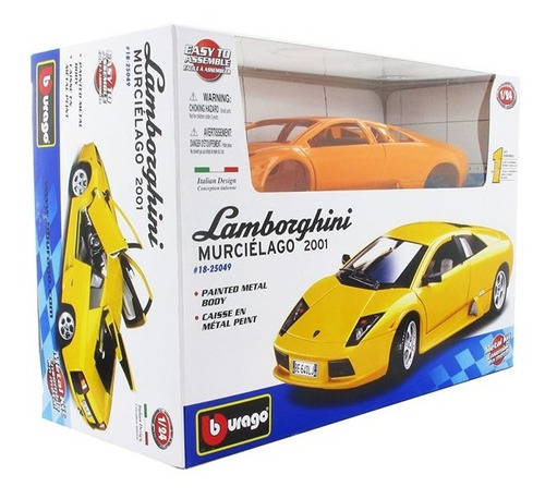 1:24 Lamborghini Murcielago 2001 - Kit De Montaje - Bburago