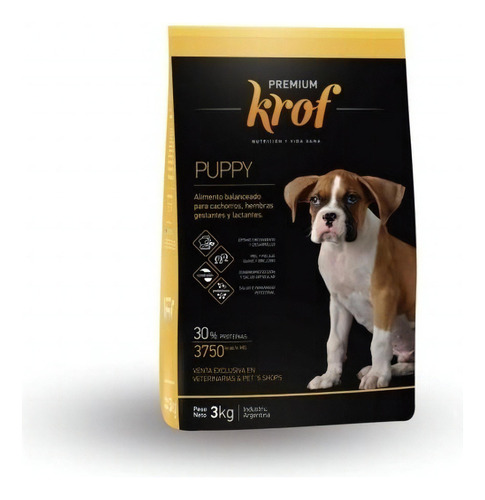 Krof Perro Cachorros X 15 Kg ( Krofy