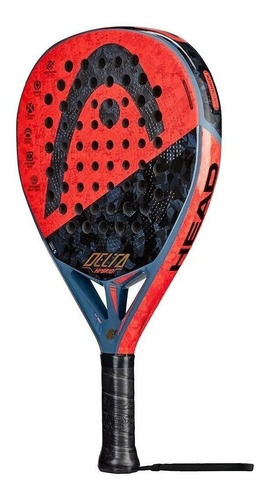 Imagen 2 de 4 de Paleta de pádel Head Graphene 360+ Delta Hybrid 2020 negra, antracita y naranja
