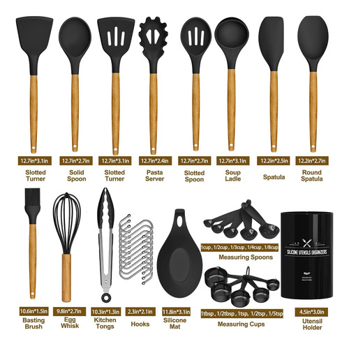 Juego De Utensilios De Cocina Umite Chef Kitchen, 33 Piezas