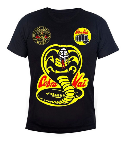 Remera Hombre Cobra Kai Dojo Karate Kid Artes Marciales