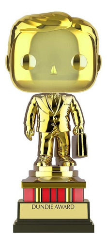 Premio Chrome Dundie Personalizable De Funko Pop Tv The Offi