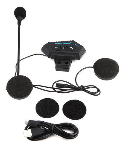 1 Par De Bocinas Para Audífonos Tipo Casco De Moto Bt