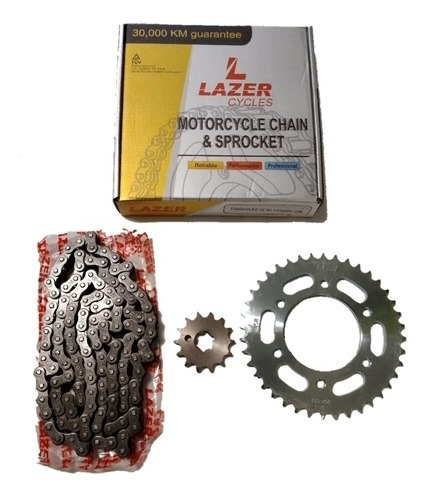 Imagen 1 de 7 de Kit Transmisión Lazer Yamaha Fz16 Fz Fi 2.0 Beitia Motos