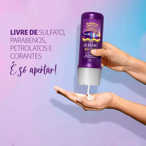 Kit Aussie Tipo Progressiva Shampoo 360ml+condicionador236ml