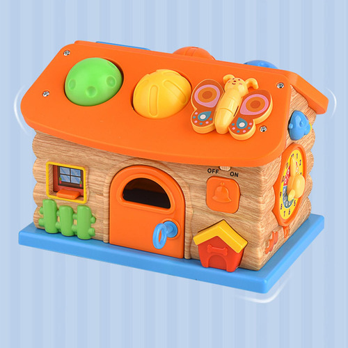 Juego De Bloques De Madera Para Educación Temprana, Caja A