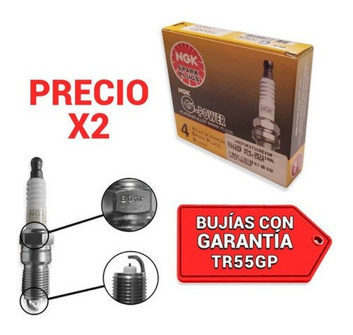 Bujia Ngk Platinium Pack 4 Blazer V6 4.3 Vortec Cmfi 95-98