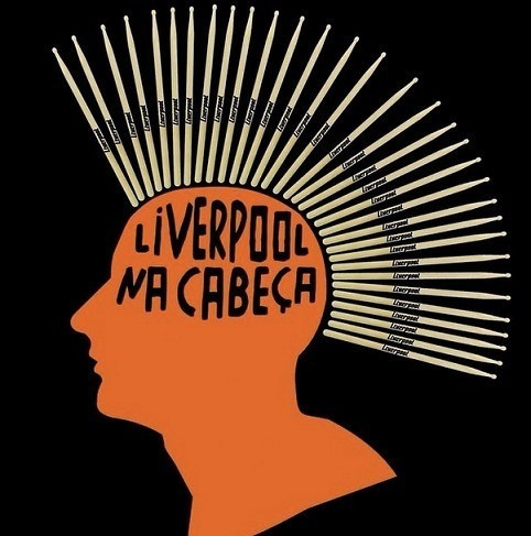 Kit Liverpool Triângulo + Afoxe + Pandeiro + Brinde