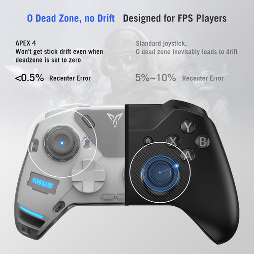 Controlador De Pc Inalámbrico Flydigi Apex 4 Forceflex Joyst