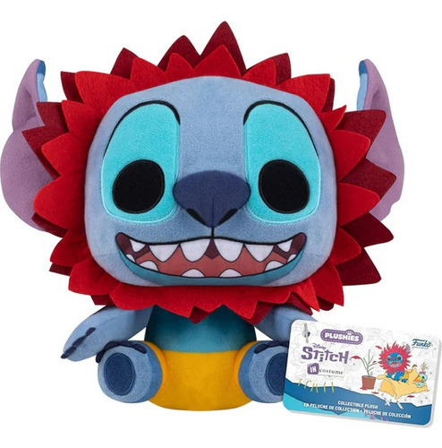 Funko Plushies - Stitch Como Simba - Lilo & Stich Color Rojo