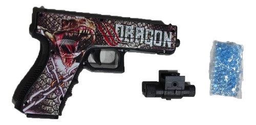 Pistola Urban Dragon Juguete Lanzador Hidrogel Balin Manual