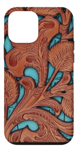 iPhone 12 Mini Western Floral Turquoise Y  B08n6h2plx_300324