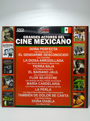 Imagen 1 de 6 de Grandes Actores Del Cine Mexicano - Dvd - Colección