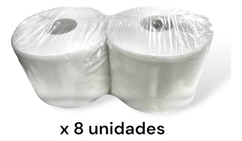 Bobina De Papel Blancas 20cm X 400 Mts 8 Unidades (4 Packs)