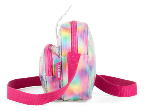 Bolsa Crossbody Cloe Para Niña Unicornio Detalle De Corazón Color Multicolor
