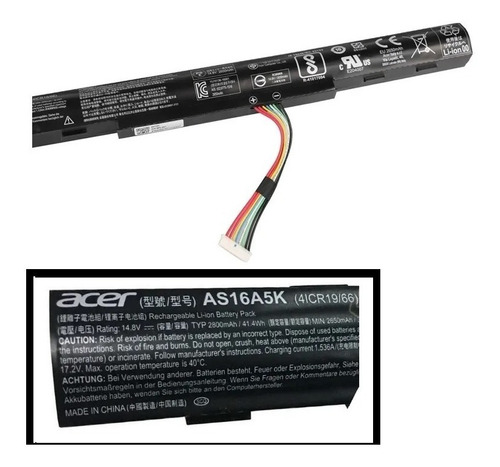 Acumulador Acer Aspire E15 E5-475g 575t-314w As16a5k