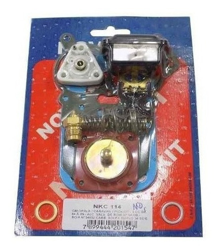 Kit Carburador Gasolina Solex H34 Opala 6cc 85 86 87 88 89