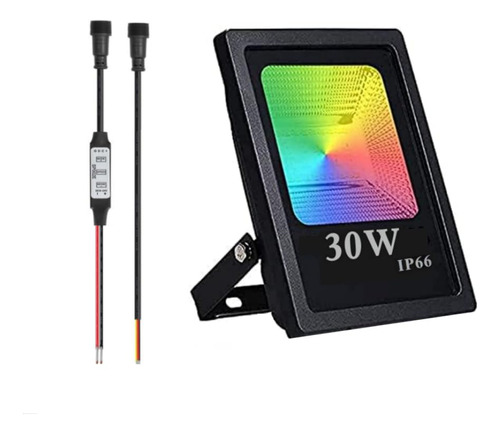 Jiaanda Luces De Inundacion Rgb, 30w De Alta Potencia Ws2811