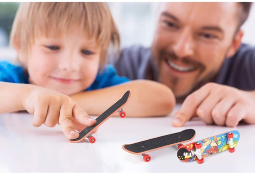 Imagen 10 de 10 de Juguete Mini Skate Pra Dedos + Accesorios. Scateboard Finger