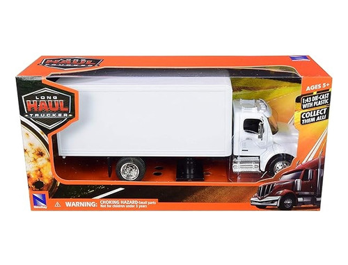 Newray 1:43 Peterbilt 335 Box Truck ( White )