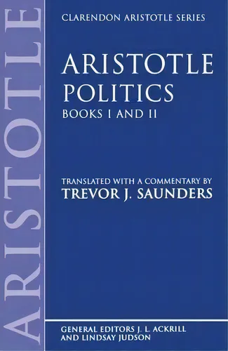 Politics: Books I And Ii, De Aristotle. Editorial Oxford University Press En Inglés